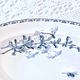 Very large 19th century iron earth dish Sarreguemines "Carmen" butterfly and flowers