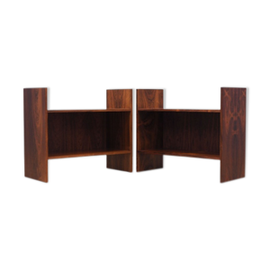 ensemble de deux bibliothèques en palissandre, design danois, années 1970, production: Danemark