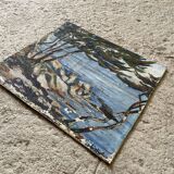Old painting, seaside signed Michelet
