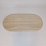 Travertine Coffee or Side Table, Italy 1980s
