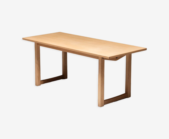 Table basse en chêne, Carl Malmsten, années 1960, Suède