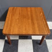 Square Glostup Denmark teak table 1970s