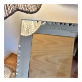Art deco beveled mirror photo frame