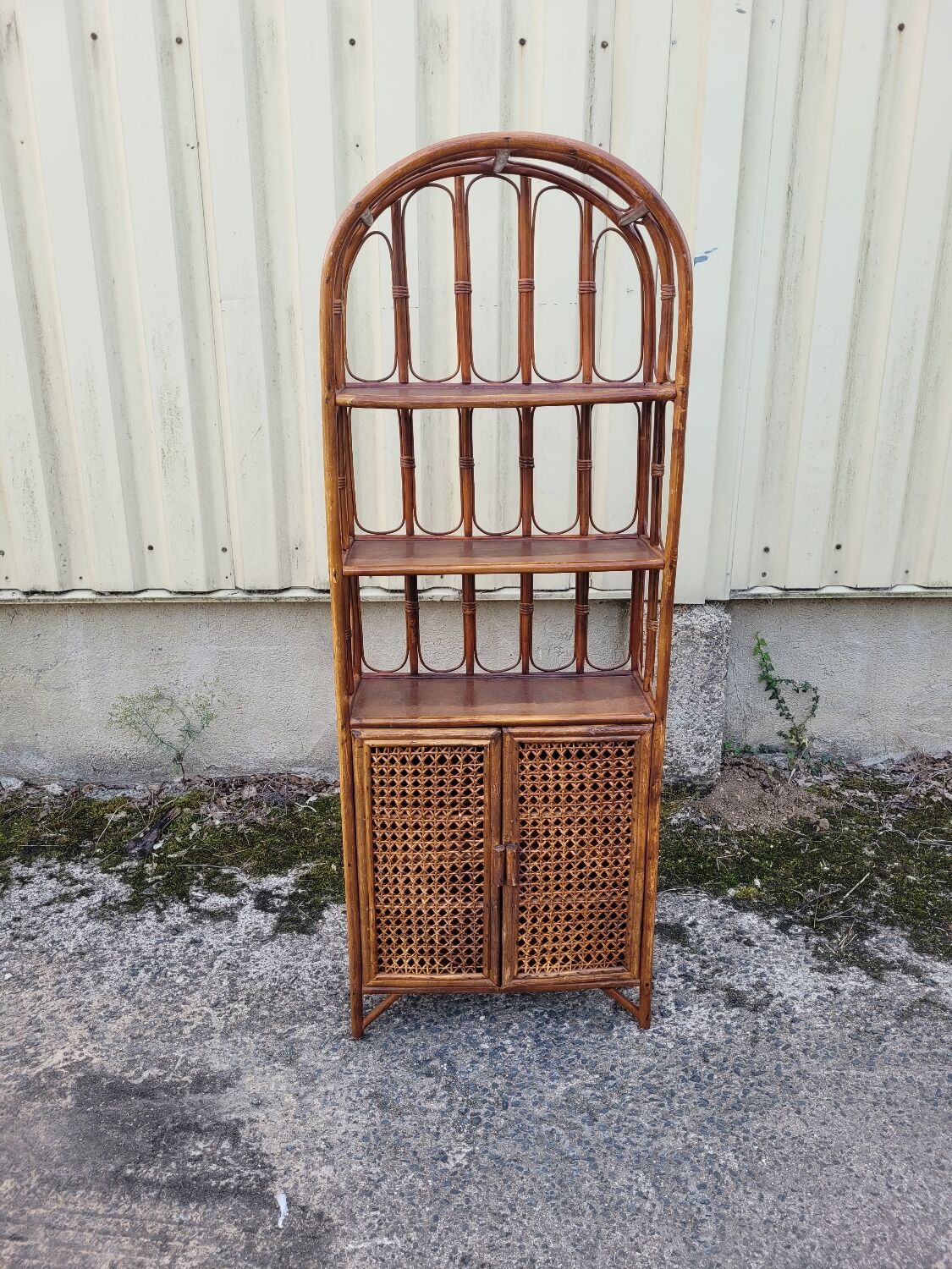 Vintage library shelf