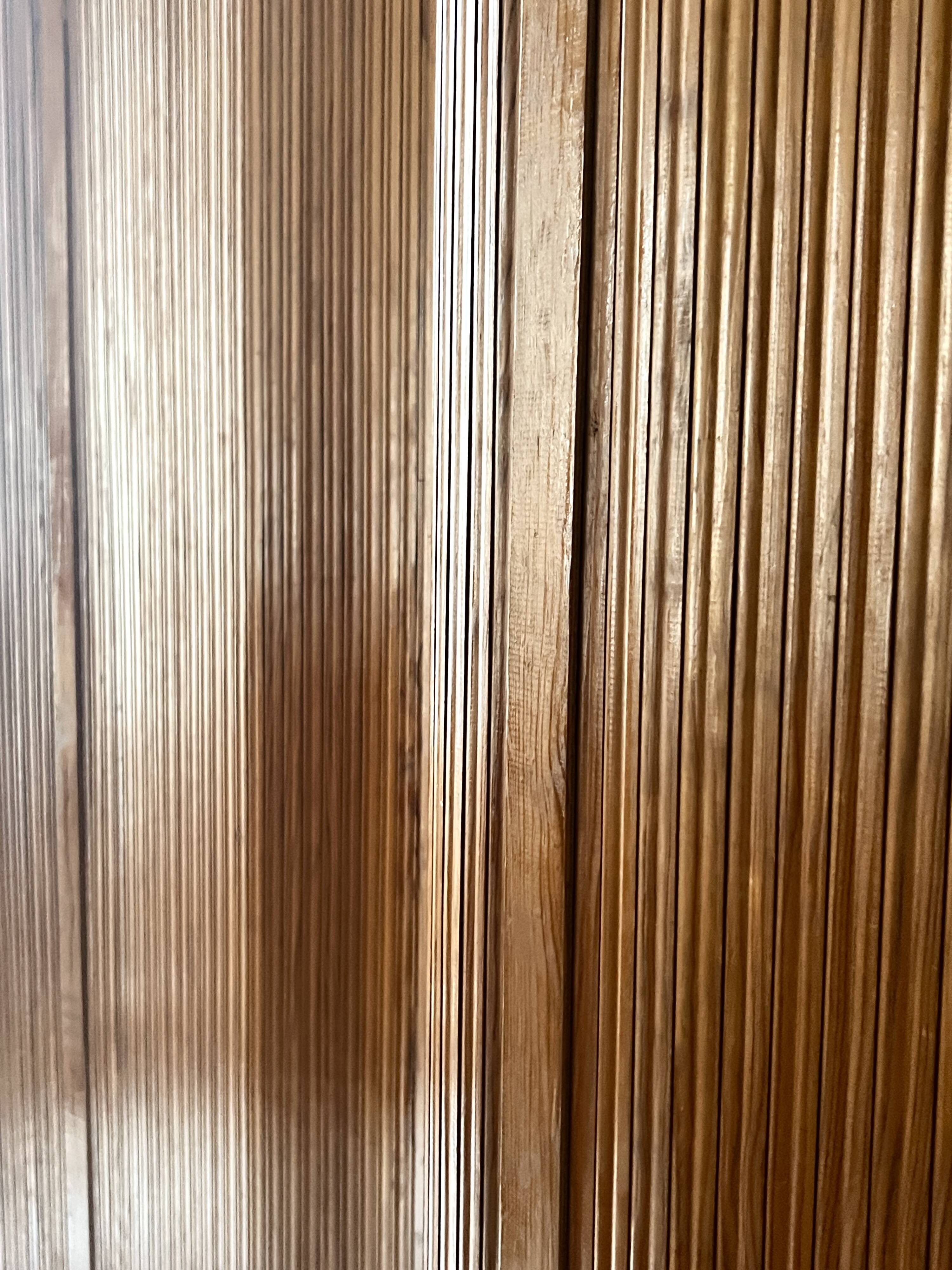 Modular wooden screen / partition by Baumann, SNSA design 1950