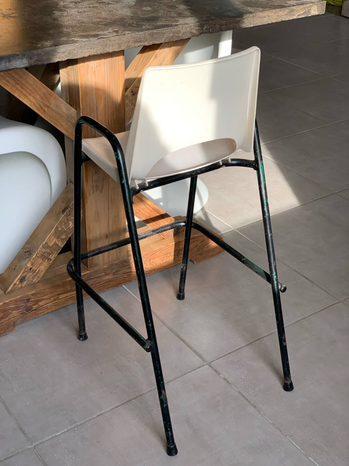 70s school high chair