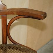 Antique Thonet model no. 3 swivel office armchair