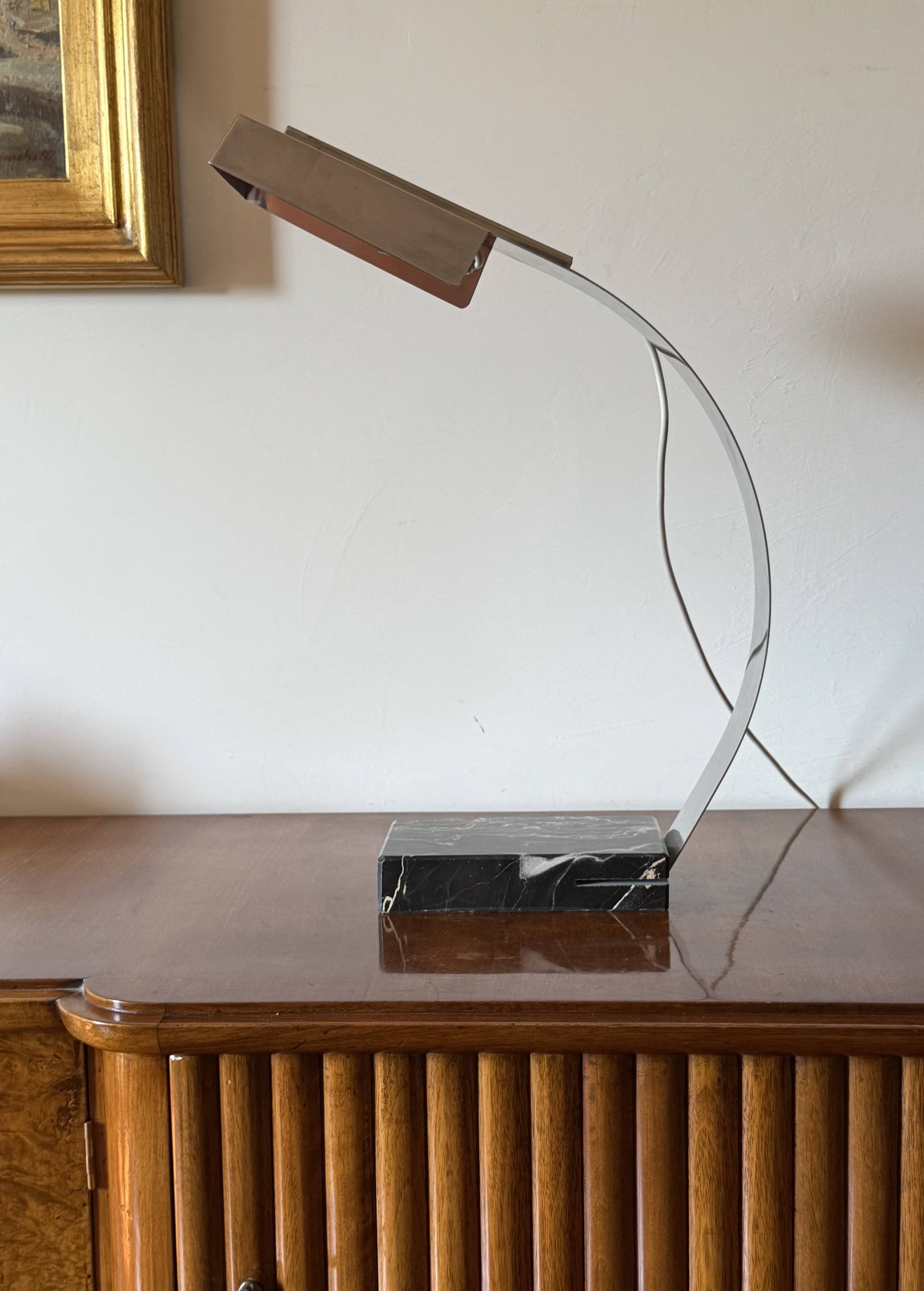 Modern desk lamp, attr. to Tronconi Italy 1980s