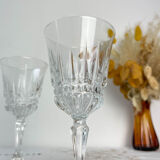 6 verres à eau en cristal Luminarc