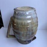 Ceramic pitcher / glazed stoneware 70s