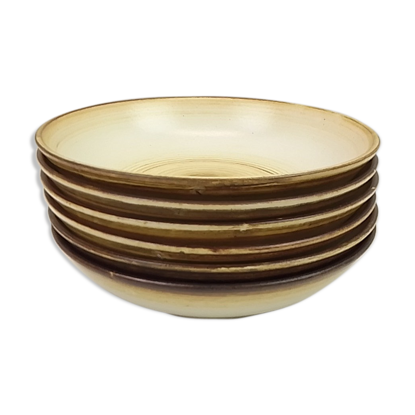 6 Longchamp soup plates