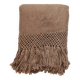 Handwoven blanket 100% pure mocha llama wool