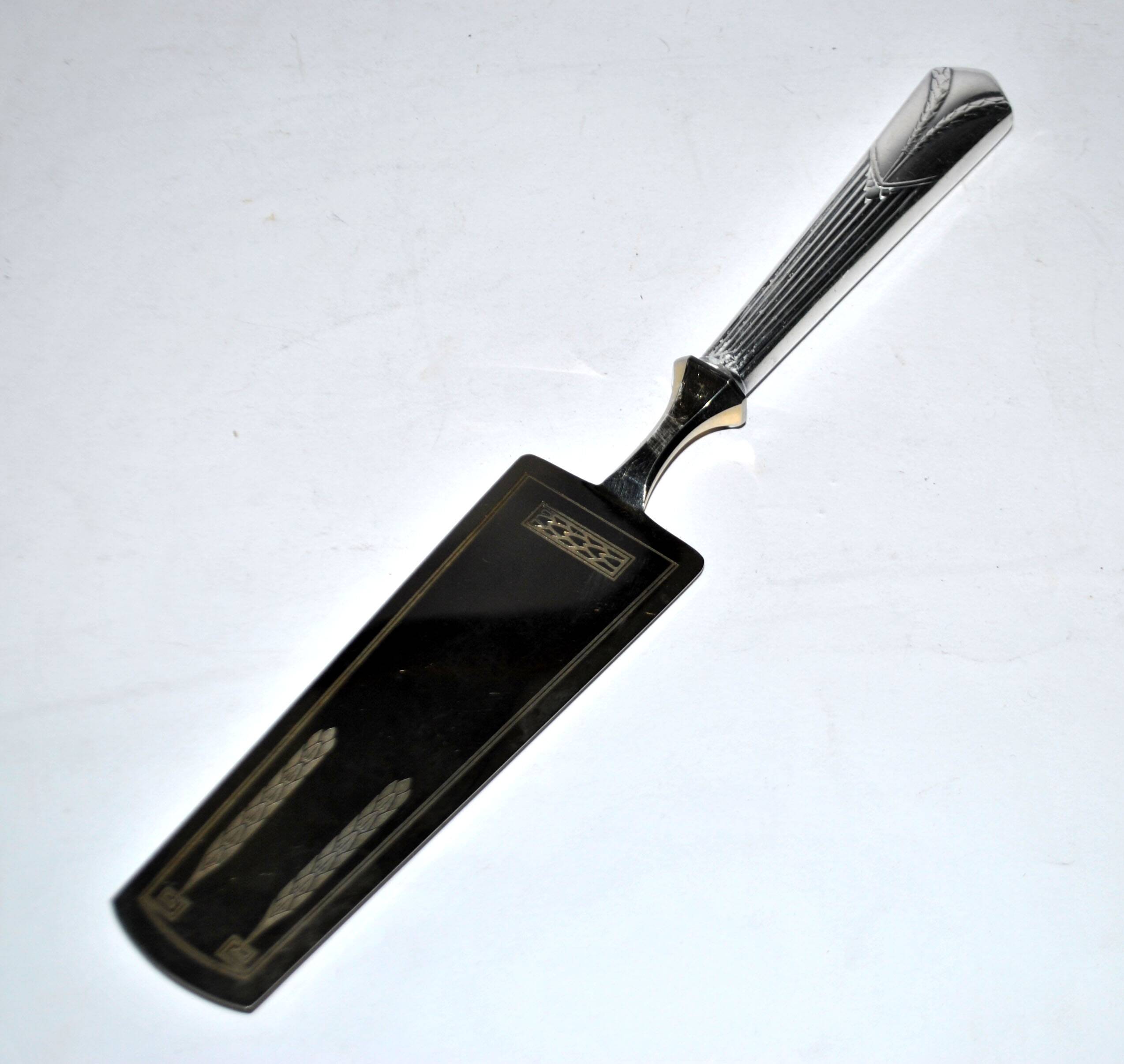 WMF Art Deco silver-plated pie server