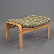 Pair of armchairs and a stool designed by Alf Svensson and manufactured by Källemo