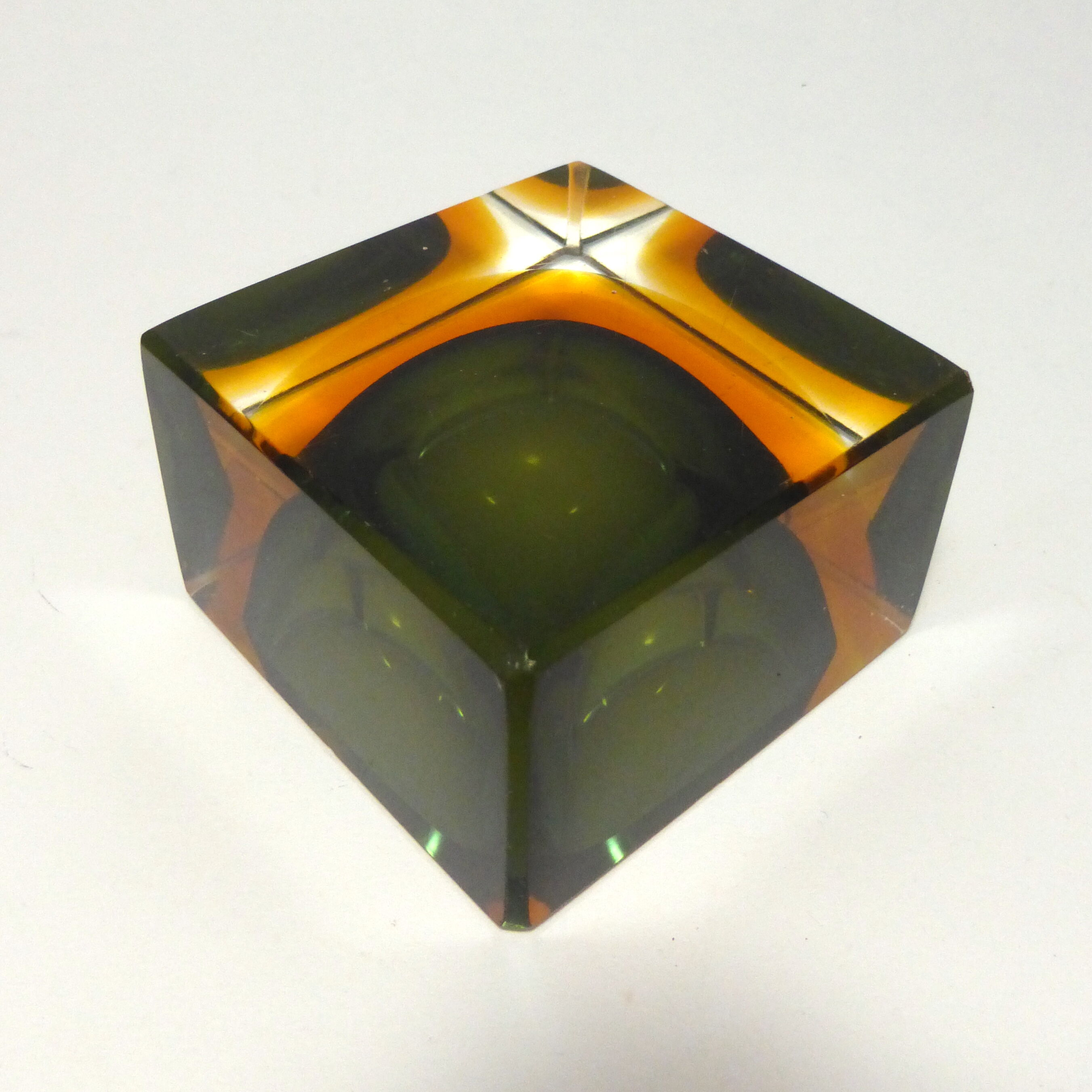 Ashtray Murano Sommerso 1970