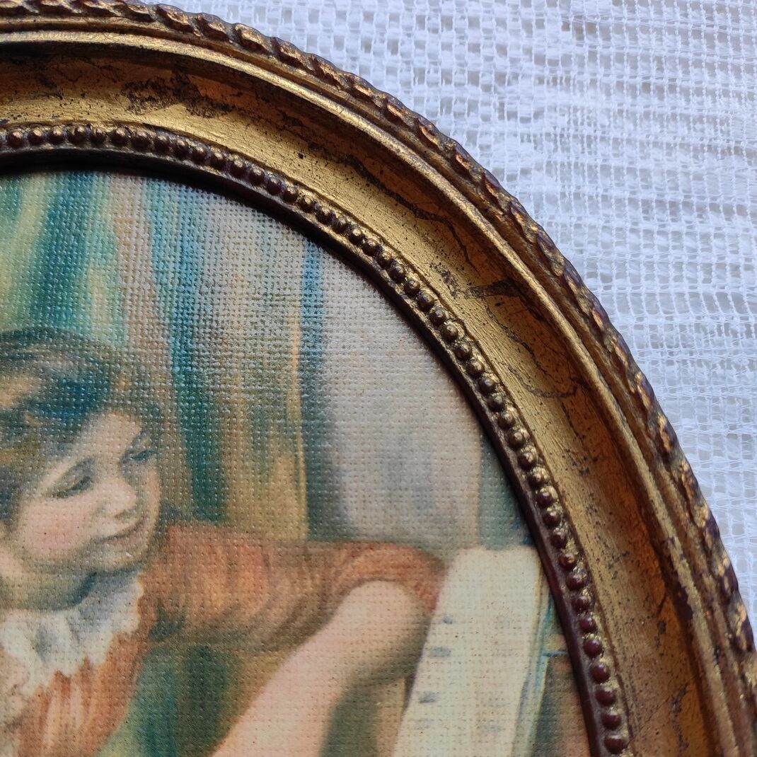 Vintage framed printing
