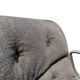 Charles Pollock Office Chair for Knoll - Grey Fabric on Wheels