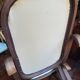 White terry fabric rocking chair