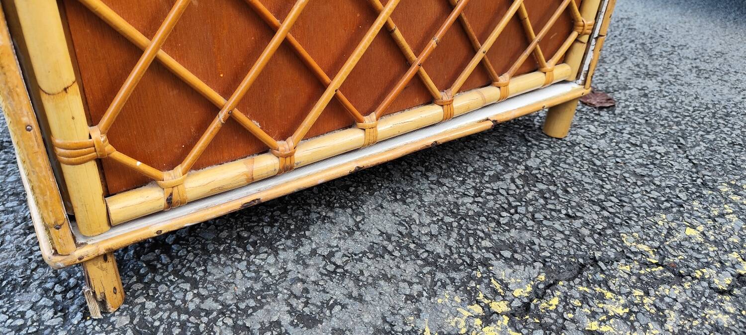 Rattan cabinet