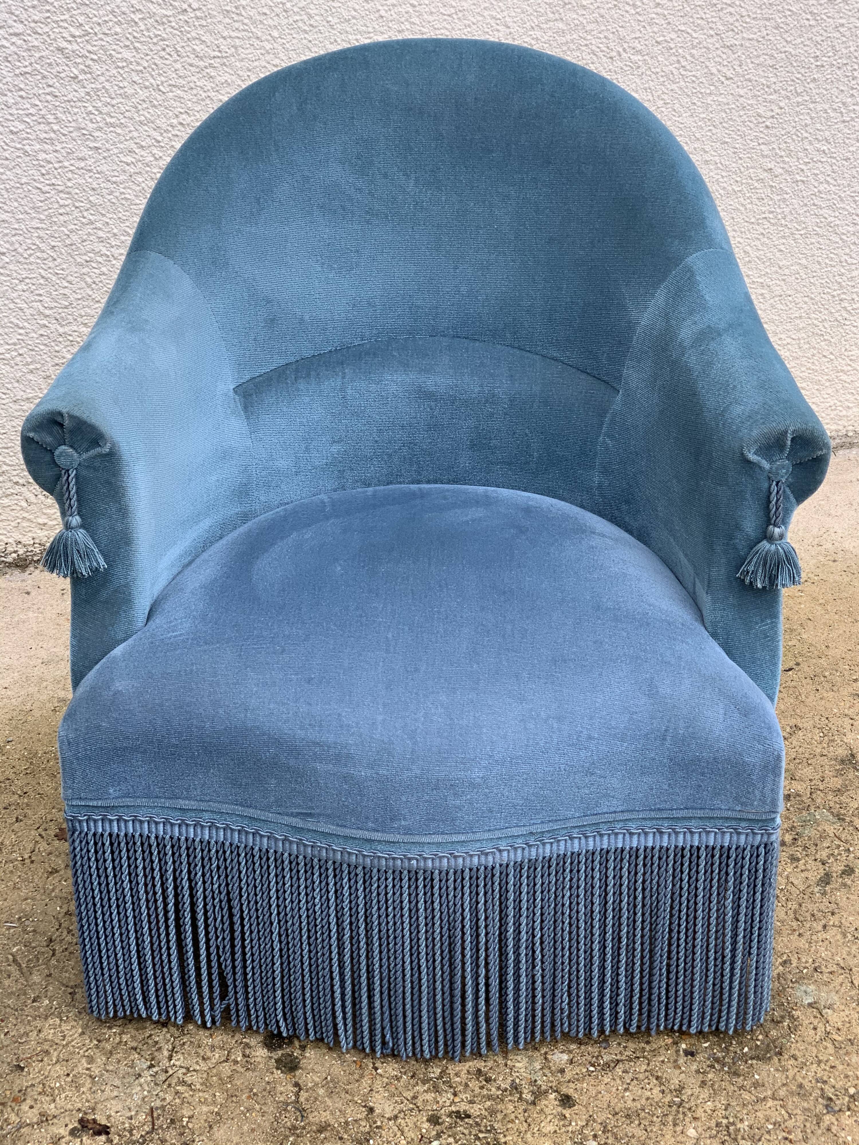 Pair of armchairs toad and rest feet 1970