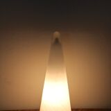 Lampe cône "Teepee" des années 80 en pâte de verre