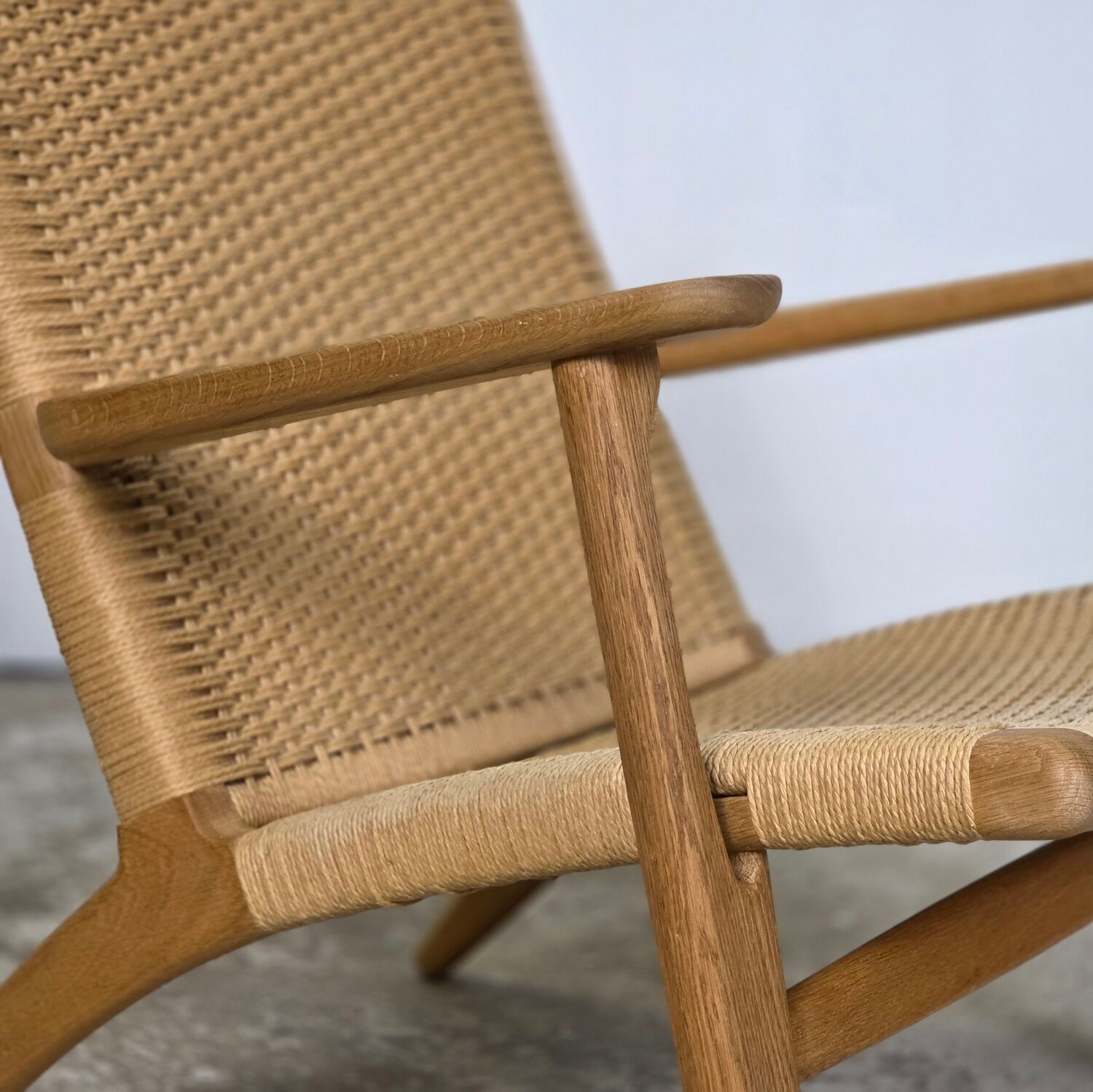 Hans Wegner, Carl Hansen CH25 lounge chair original Danish