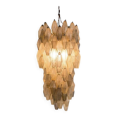 Lustre Poliedri en verre de Murano première édition attribué à Carlo Scarpa pour Venini, années 1960