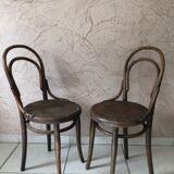 Pair of bistro chairs