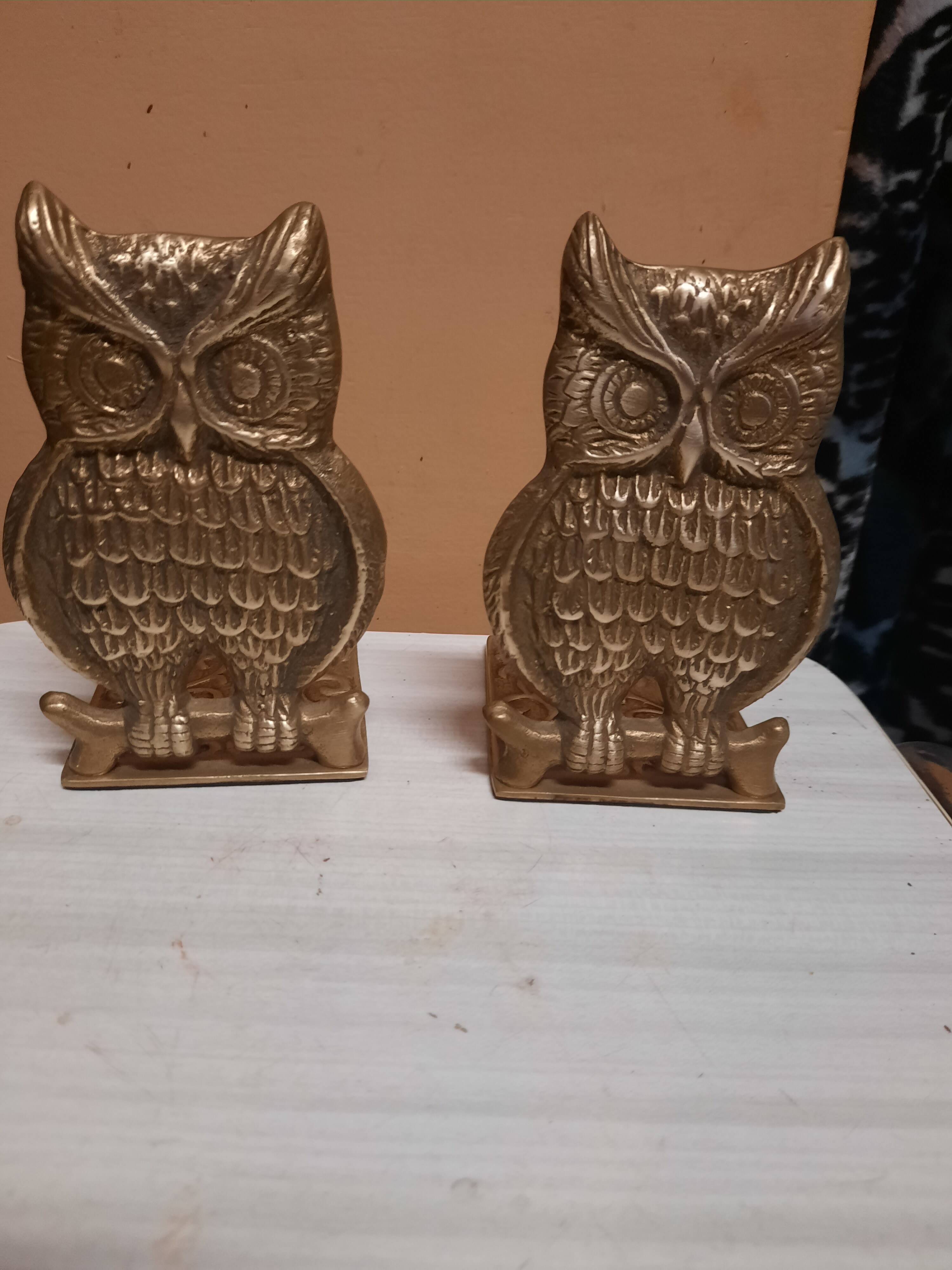 Owl bookends