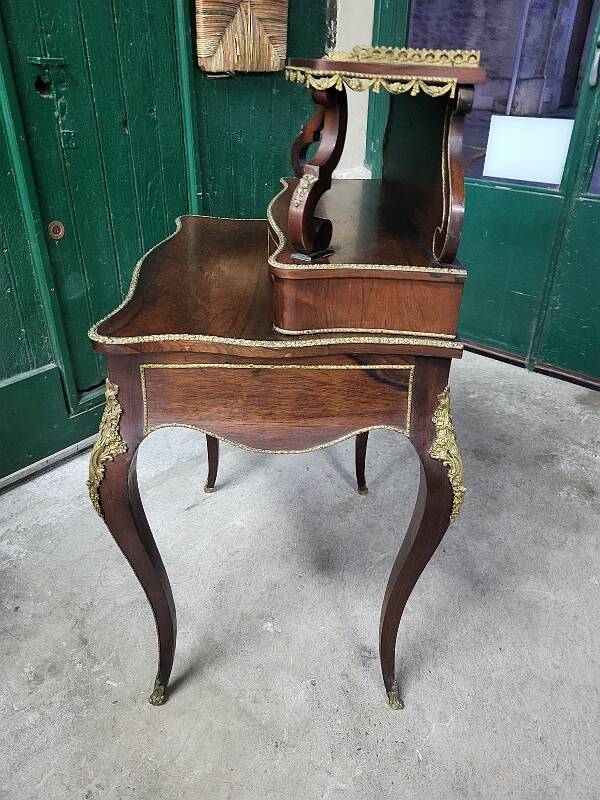 19th century rosewood stepped writing desk