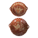 2 terracotta dishes