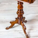 Antique Louis Philippe Sewing Table with Inlaid Top, 1860
