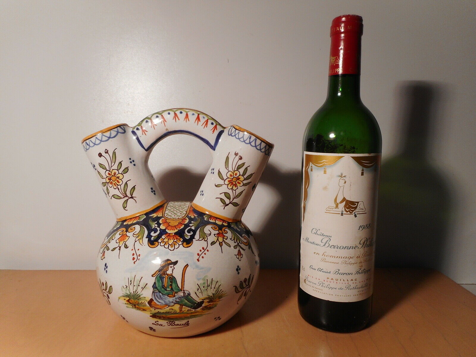 Bouquet pourer HD Henri Delcourt Boulogne taste faience Breton Quimper