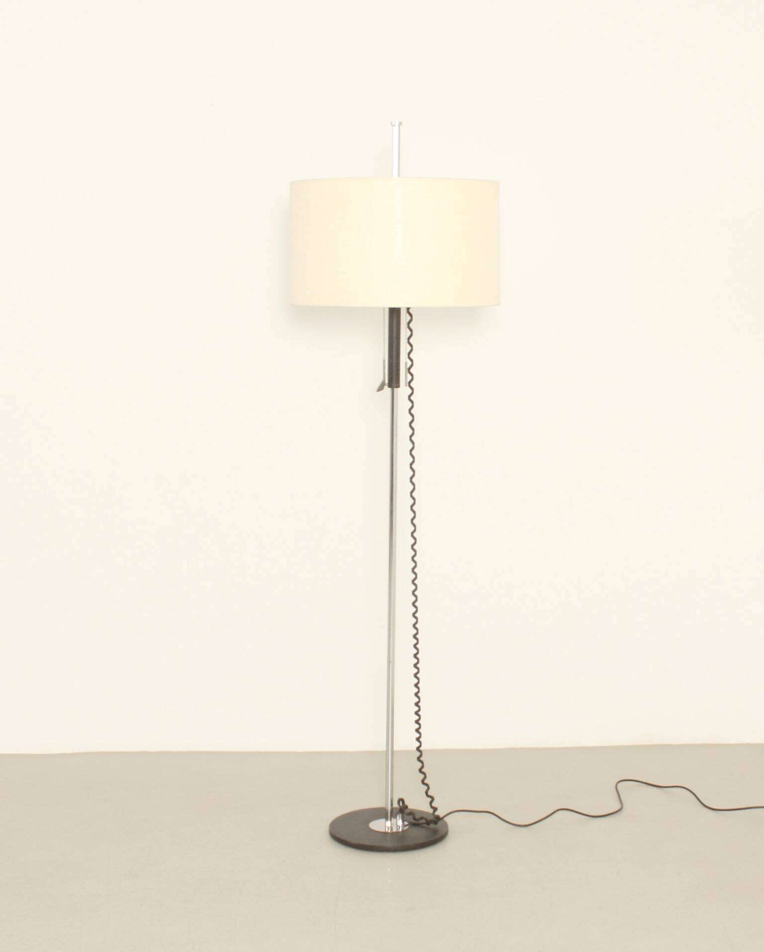 Floor lamp with adjustable shade, Spain, 1960s