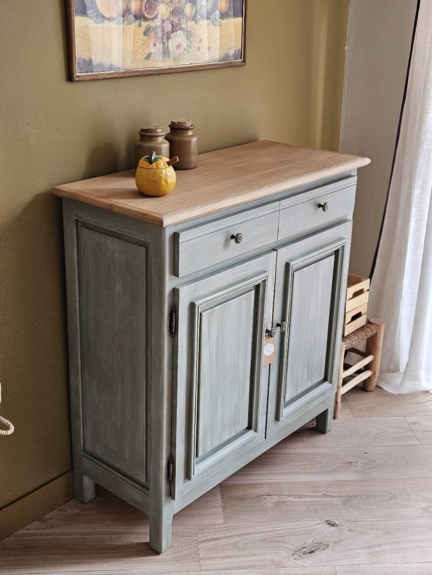 Renovated and distressed Parisian sideboard | Lucien