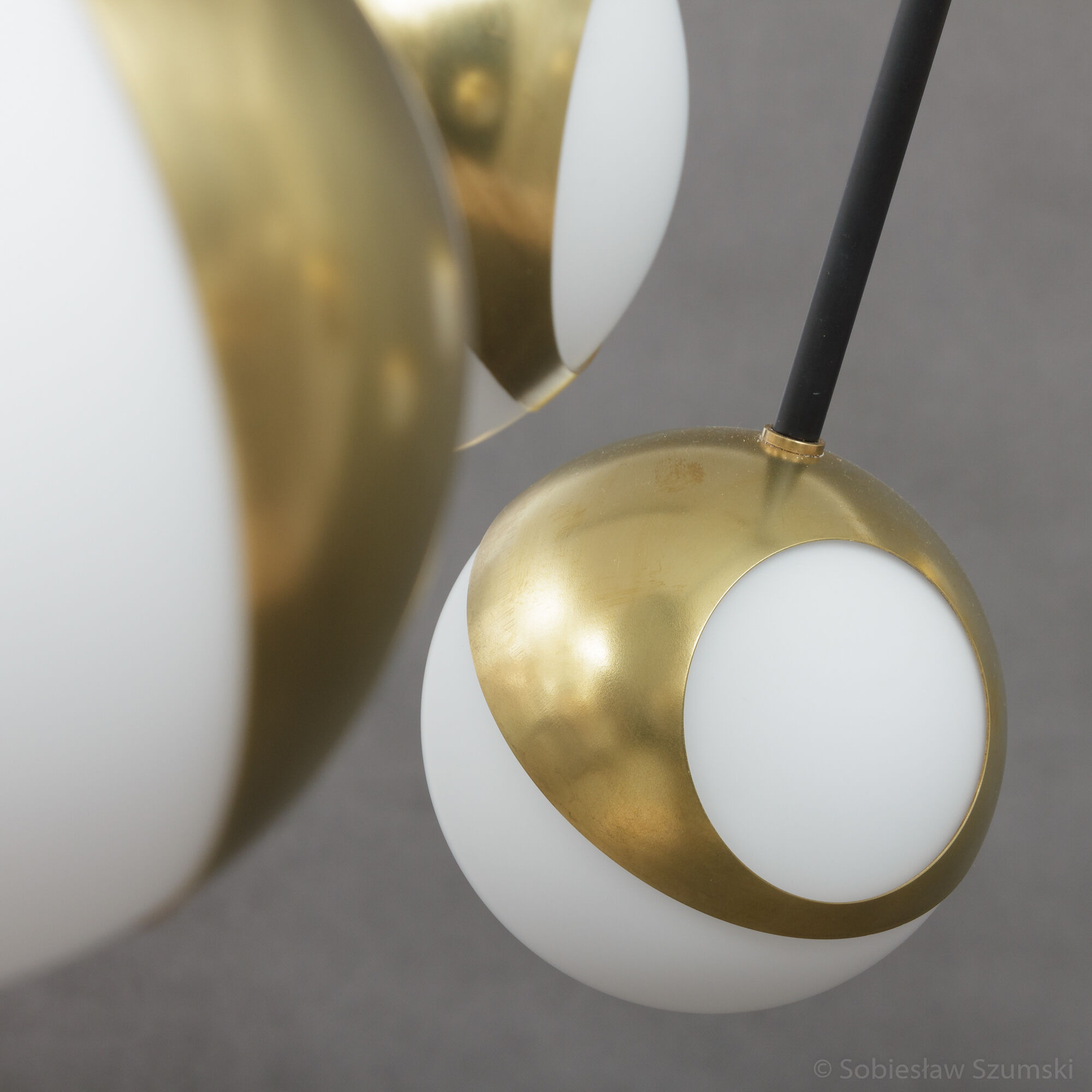 Chandelier in the style of the Italian creations of the 50's