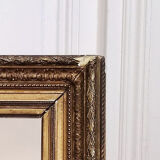 Barbizon-style gold leaf mirror