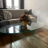 Roche Bobois glass coffee table