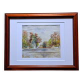 Aquarelle impressionniste signée Raymond CHARMAISON - Ecole française - PARIS - circa 1920