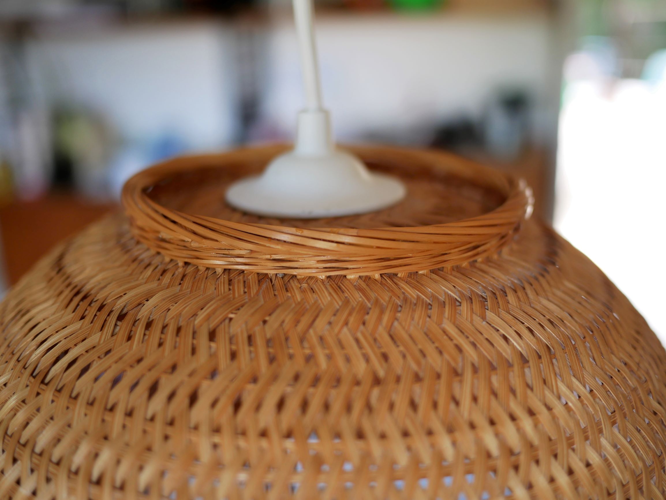 Rattan pendant light