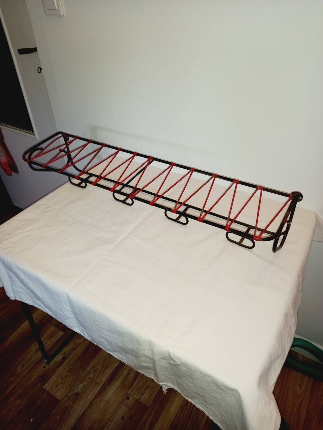 Vintage wall coat rack