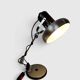 Modernist articulated desk lamp