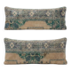 Set of 2 vintage Turkish cushion covers 41x119 cm
