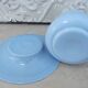 Blue opaline XIXth night water service