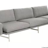 Fritz Hansen Lissoni Sofa - Grey Fiord / Stone/Stone (251)