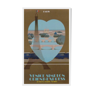 Affiche originale voyage Venice
