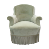 Fauteuil crapaud vert amande