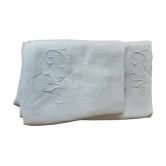 2 draps de bébé