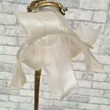Rock lamp bronze and brass art nouveau tulip free form