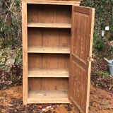 Wardrobe 1 door in solid pine